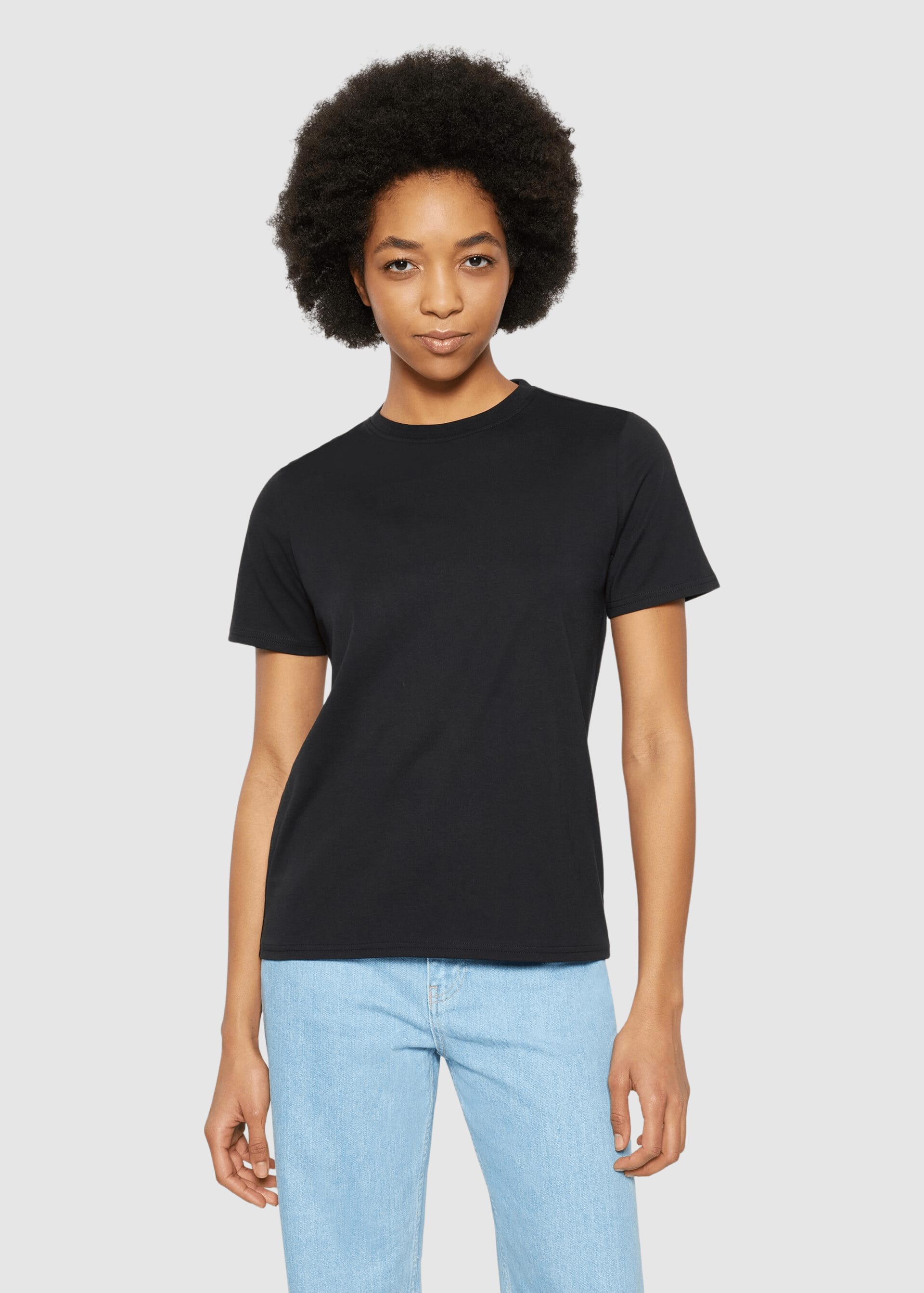 Pima T-Shirt Black Jet