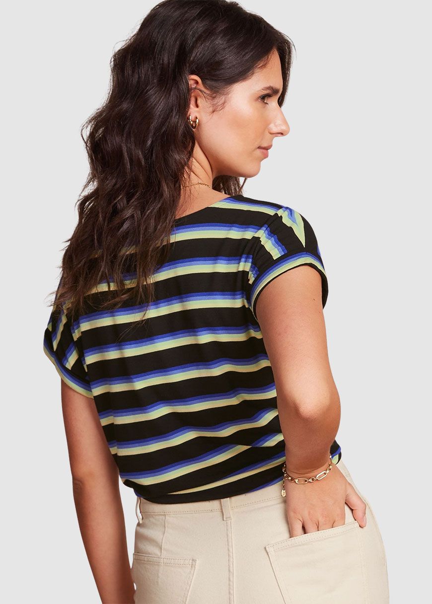 Aria Knot Top Embla Stripe Aria Knot Top Embla Stripe