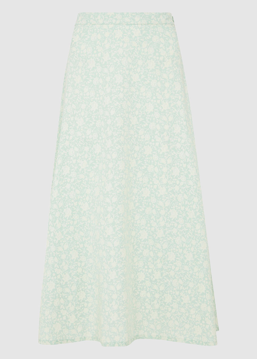 Alison Silhouette Floral Skirt
