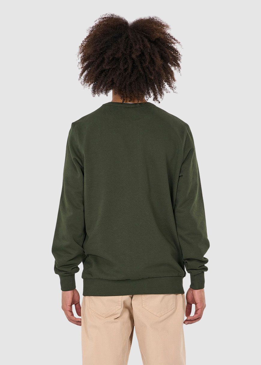 Crew Neck Big Owl Front Print Sweat Crew Neck Big Owl Front Print Sweat