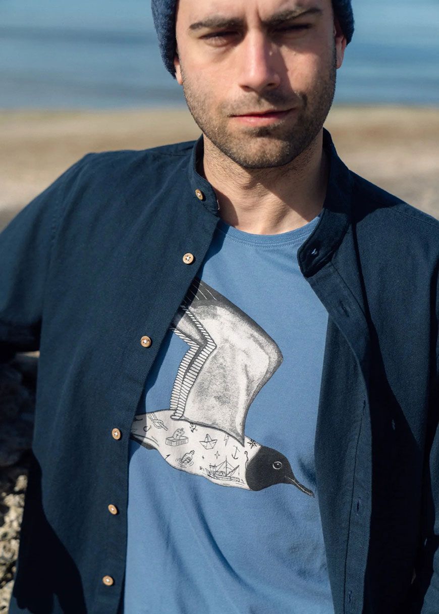 lakor_tattooed_seagull_t_shirt_AW_25_LAK_tee_cb_tattoedsea_Captains_Blue_5_1ce3b792d0 Tattooed Seagull T-Shirt