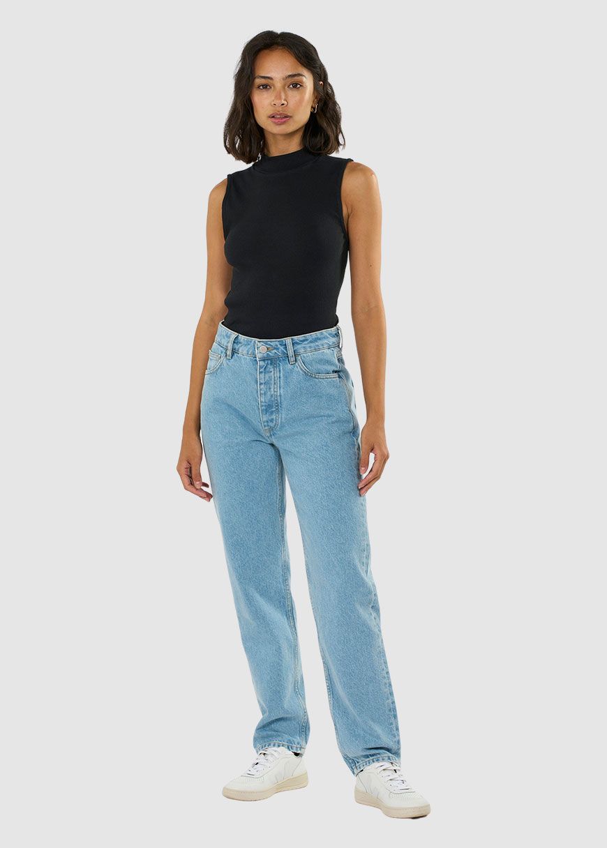 High Neck Rib Top High Neck Rib Top
