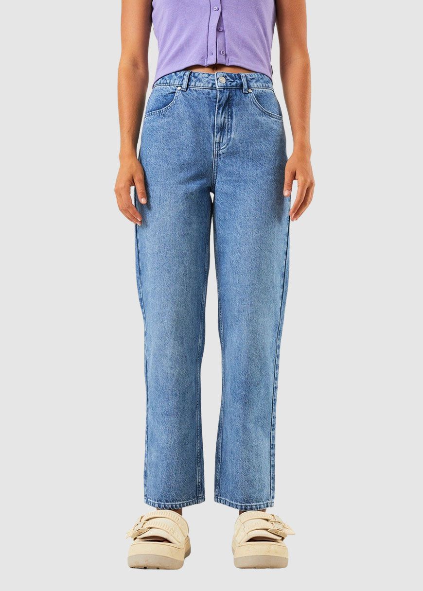 Shelby Hemp Denim Wide Leg Jean Long