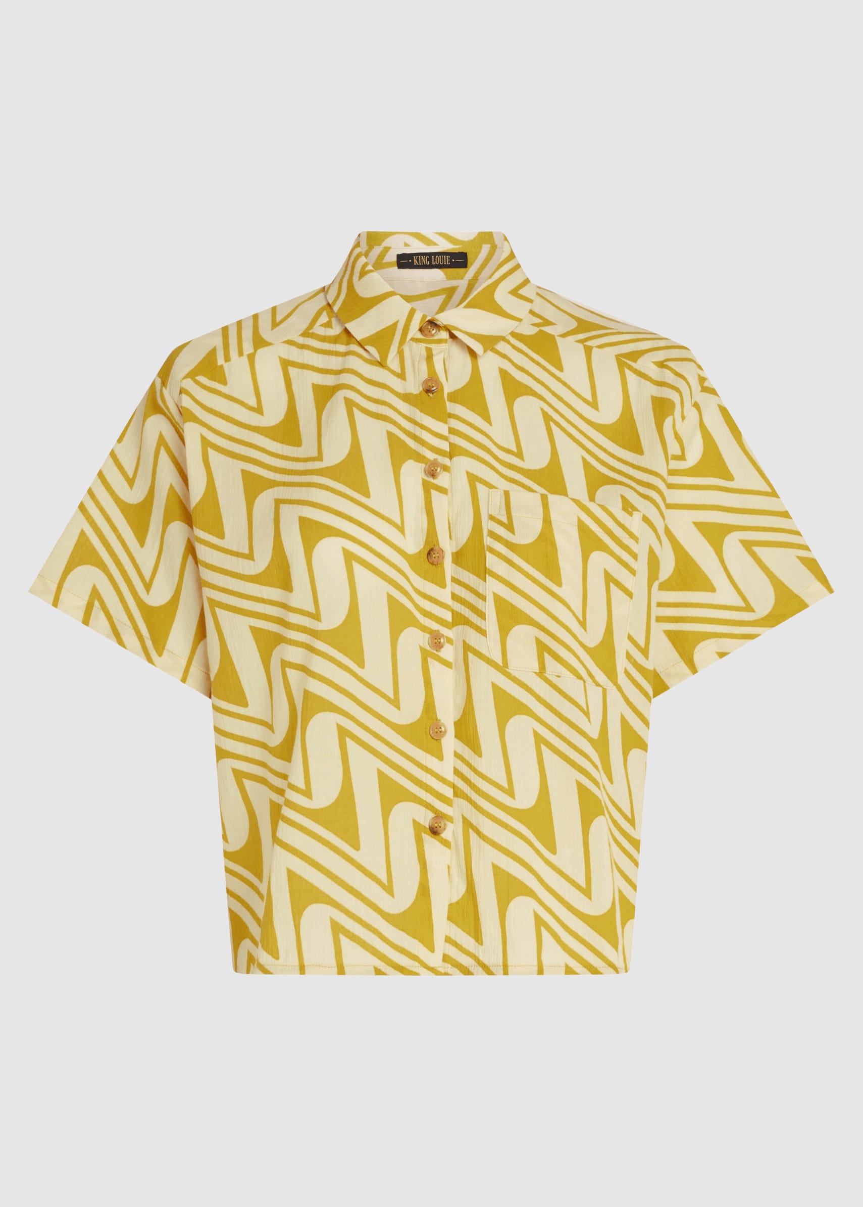 Evelina Blouse Laguna Woven Spring Yellow