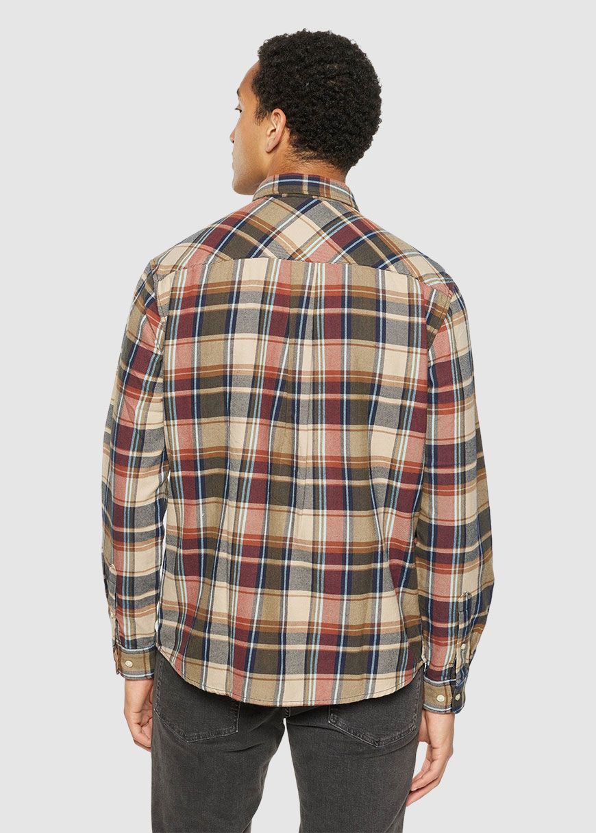 Regular Light Flannel Checkered Shirt Regular Light Flannel Checkered Shirt
