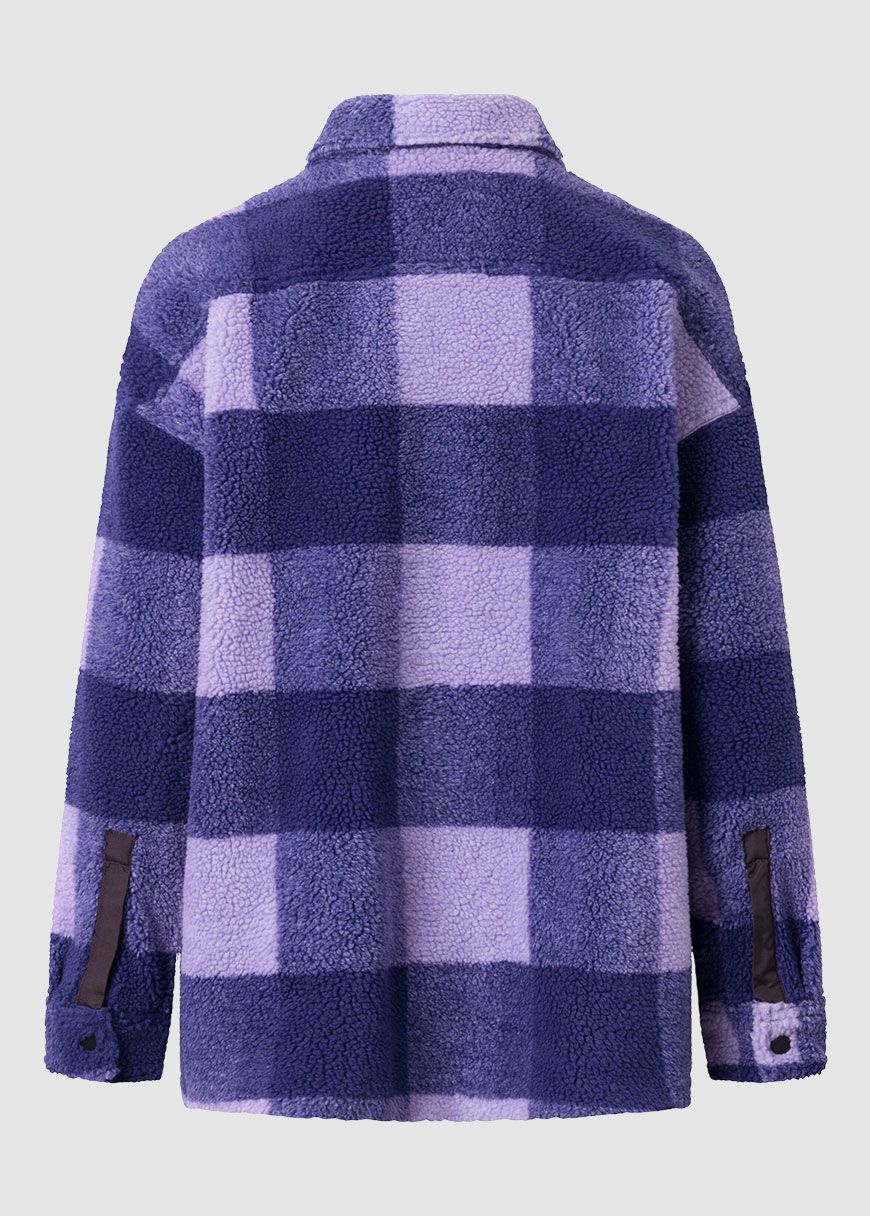 Checked Teddy Overshirt