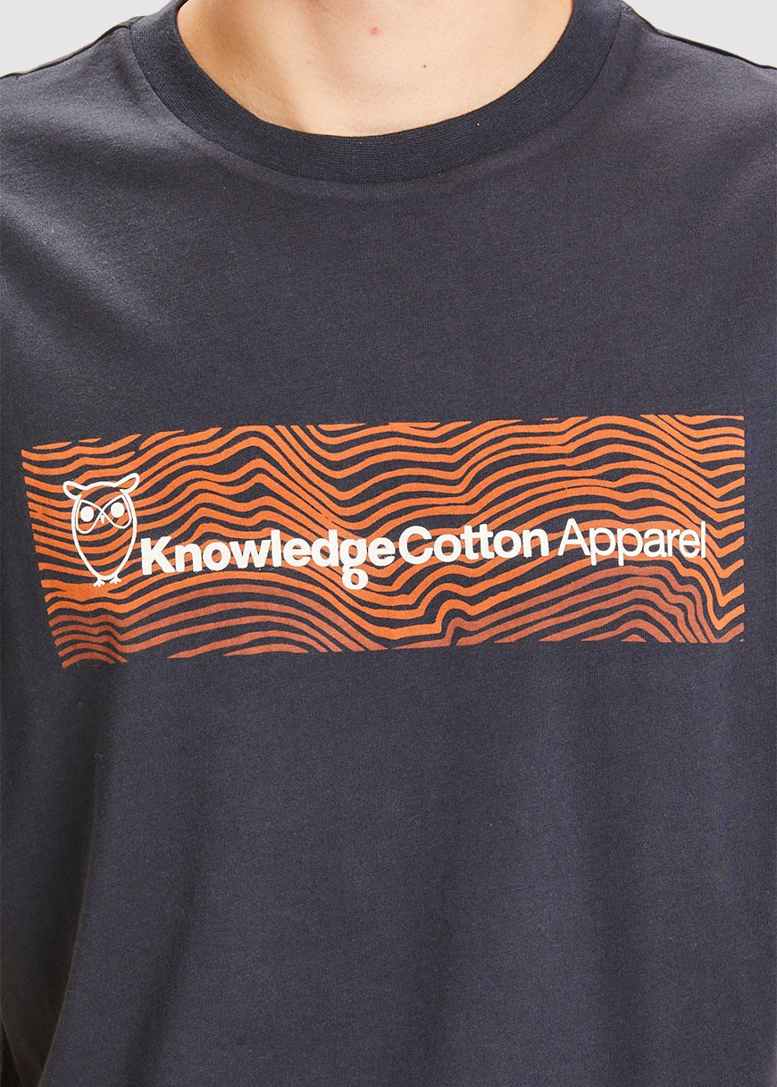 Alder Front Box Trademark Waves Tee Alder Front Box Trademark Waves Tee