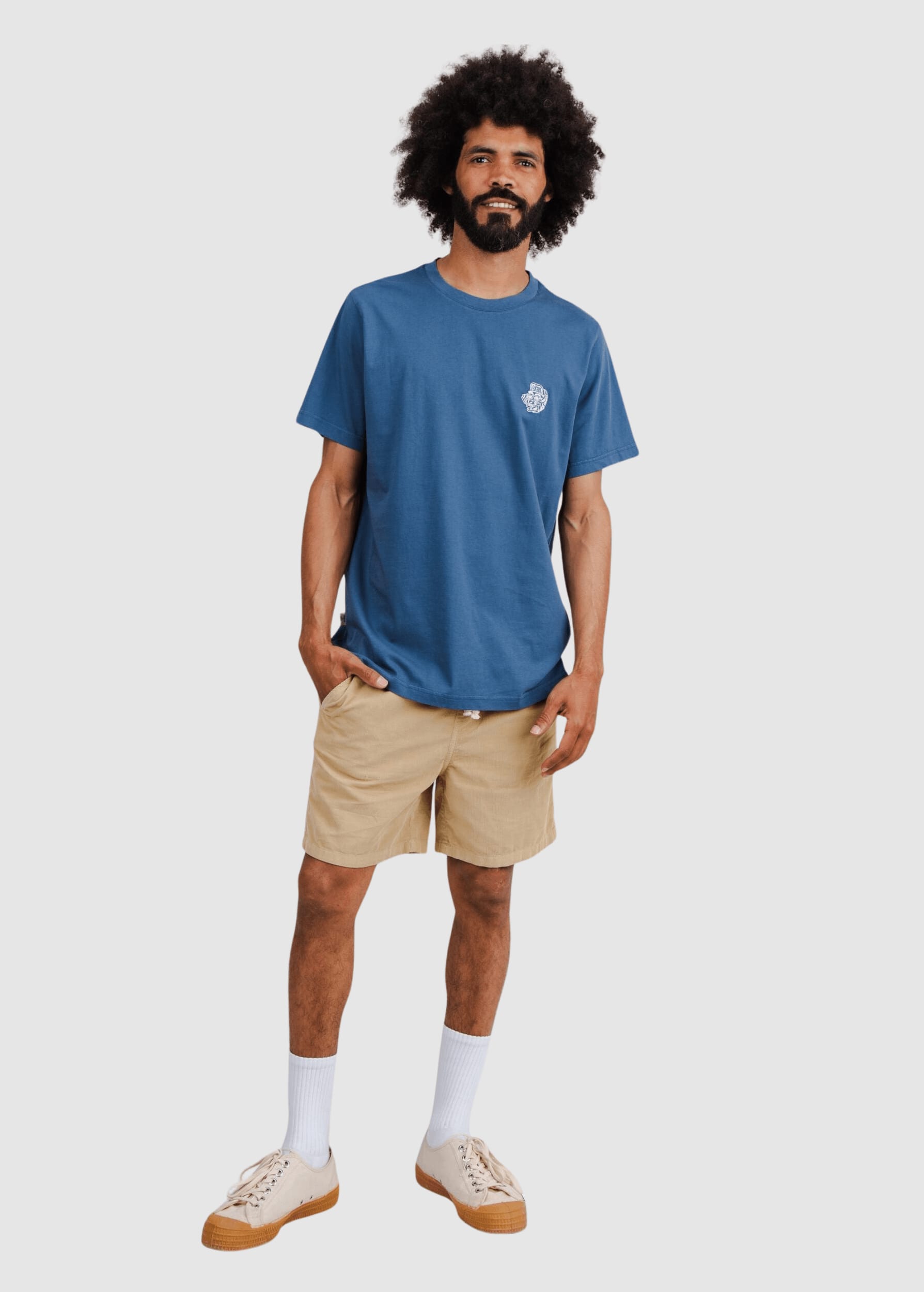 Asis Percales Tigris Regular T-Shirt Blue Asis Percales Tigris Regular T-Shirt Blue