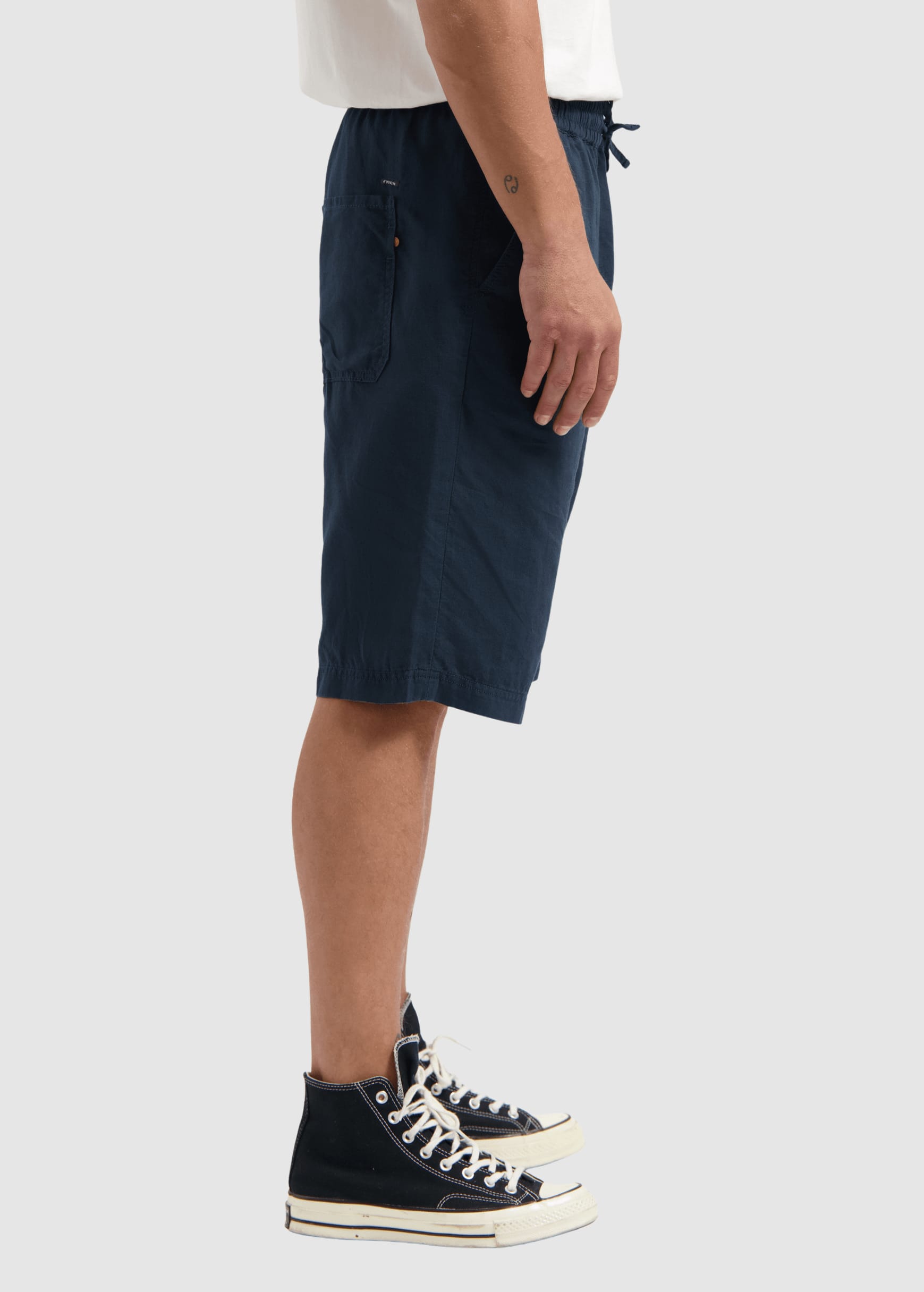 Tyler Linen Short Midnight Blue Tyler Linen Short Midnight Blue