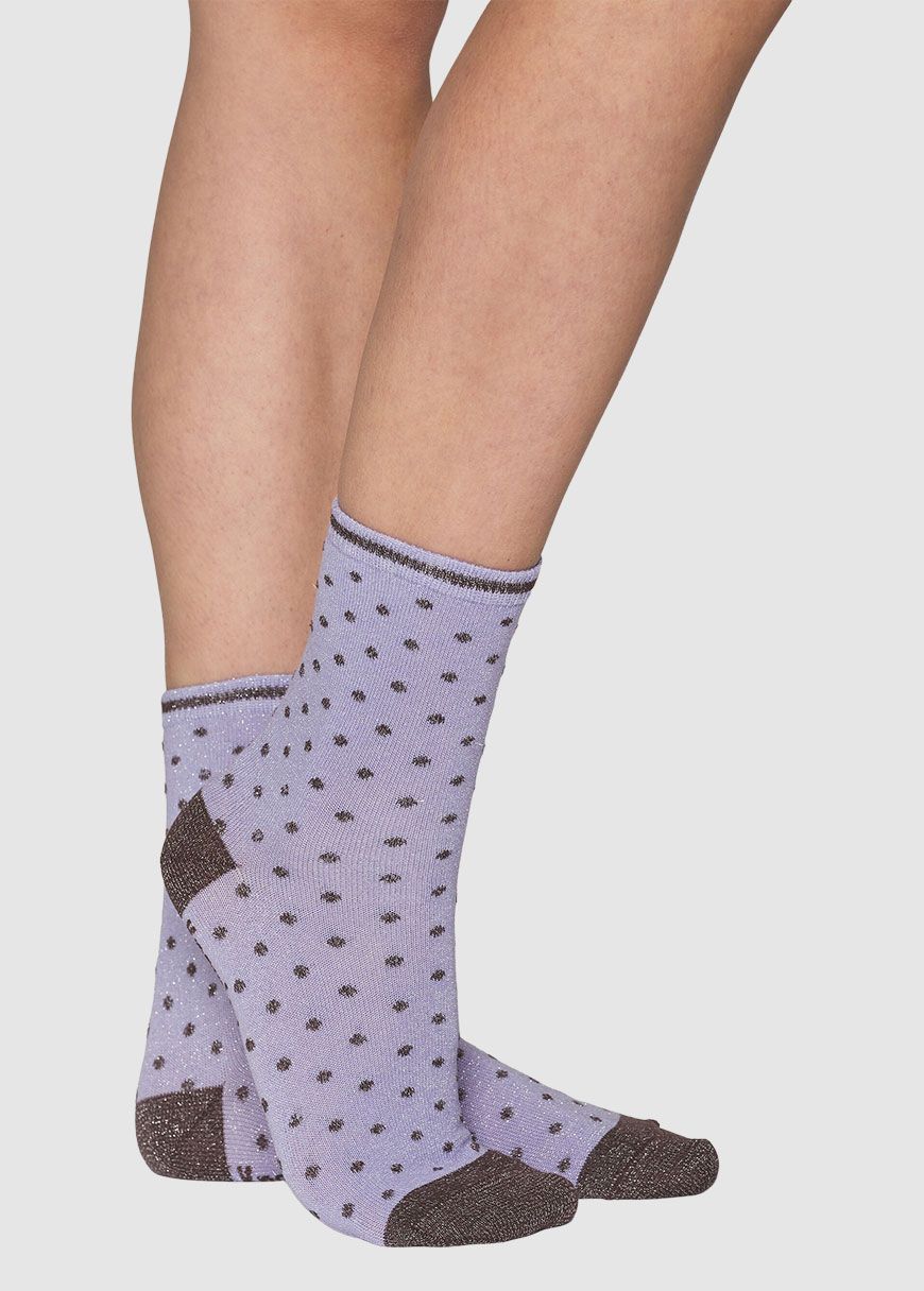 2 Pack Pack Lurex Glitter Dot Socks 2 Pack Pack Lurex Glitter Dot Socks