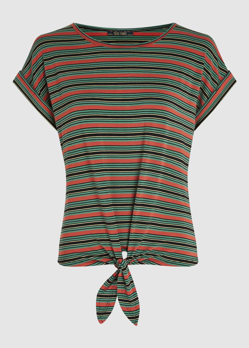 Aria Knot Top Castillo Stripe Aria Knot Top Castillo Stripe