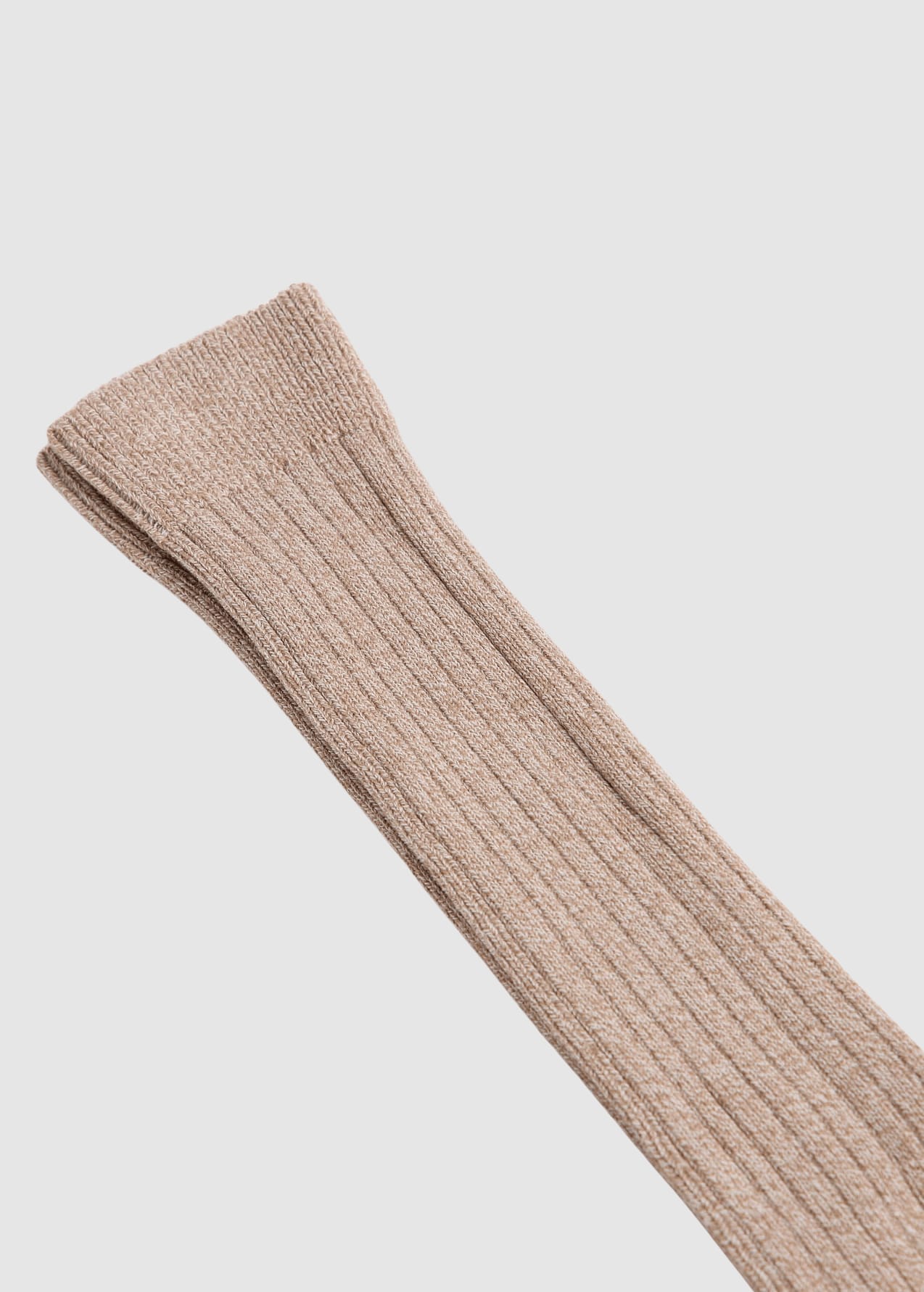 Kniestrümpfe Mit Rippe Mocca Mouse Mouliné