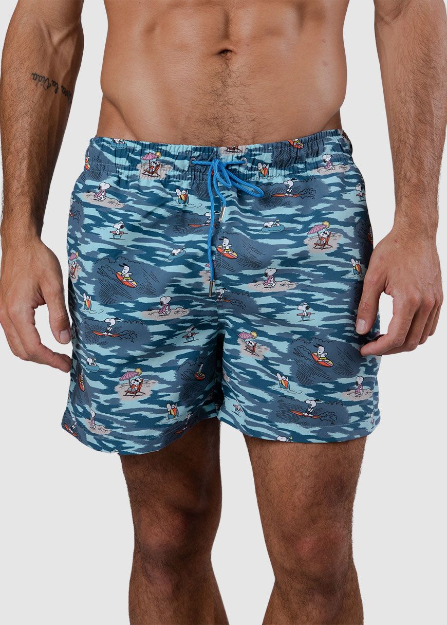Peanuts Tropical Swimwear Red main image 1