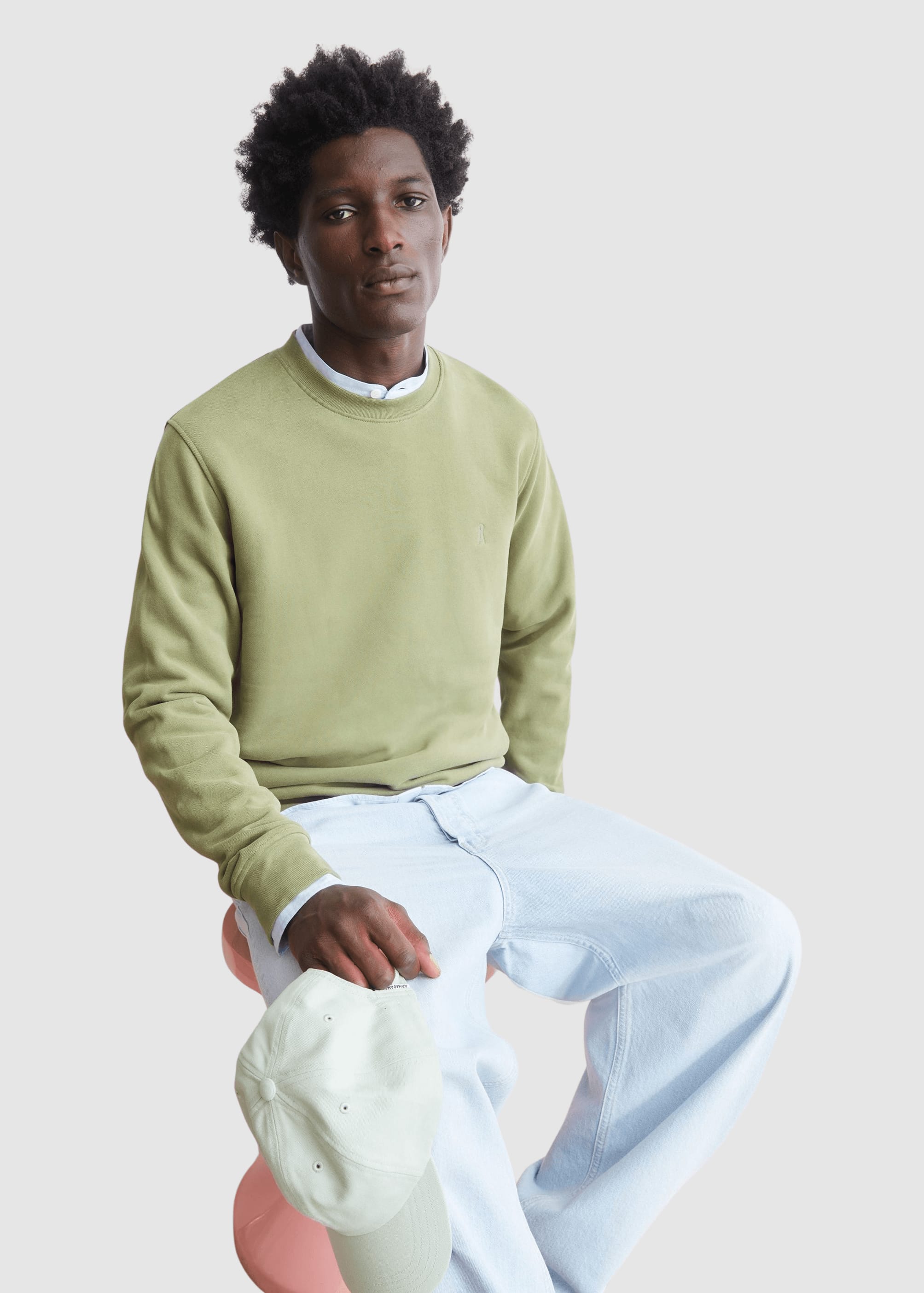 Baaro Loop Sweatshirt Fatigue Green Baaro Loop Sweatshirt Fatigue Green