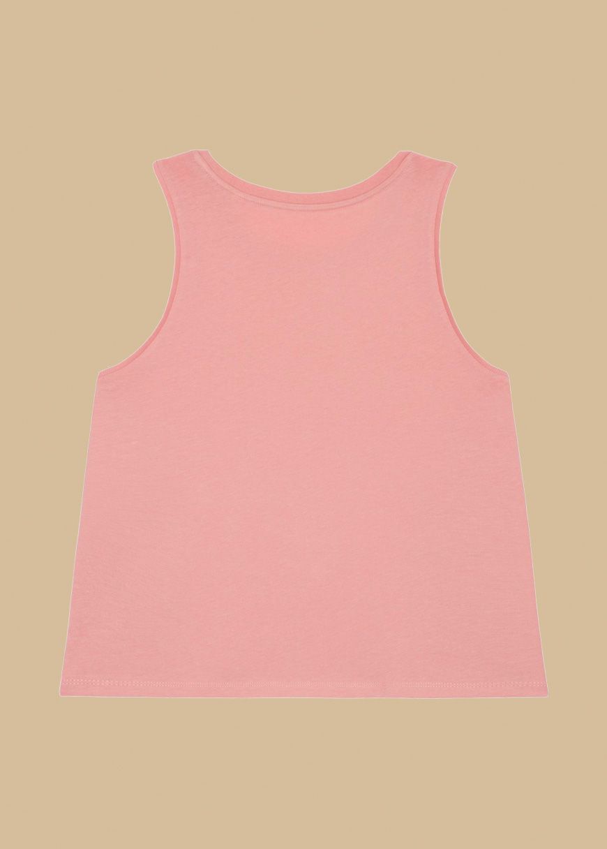 Cropped Oversized Tanktop Woman Cropped Oversized Tanktop Woman