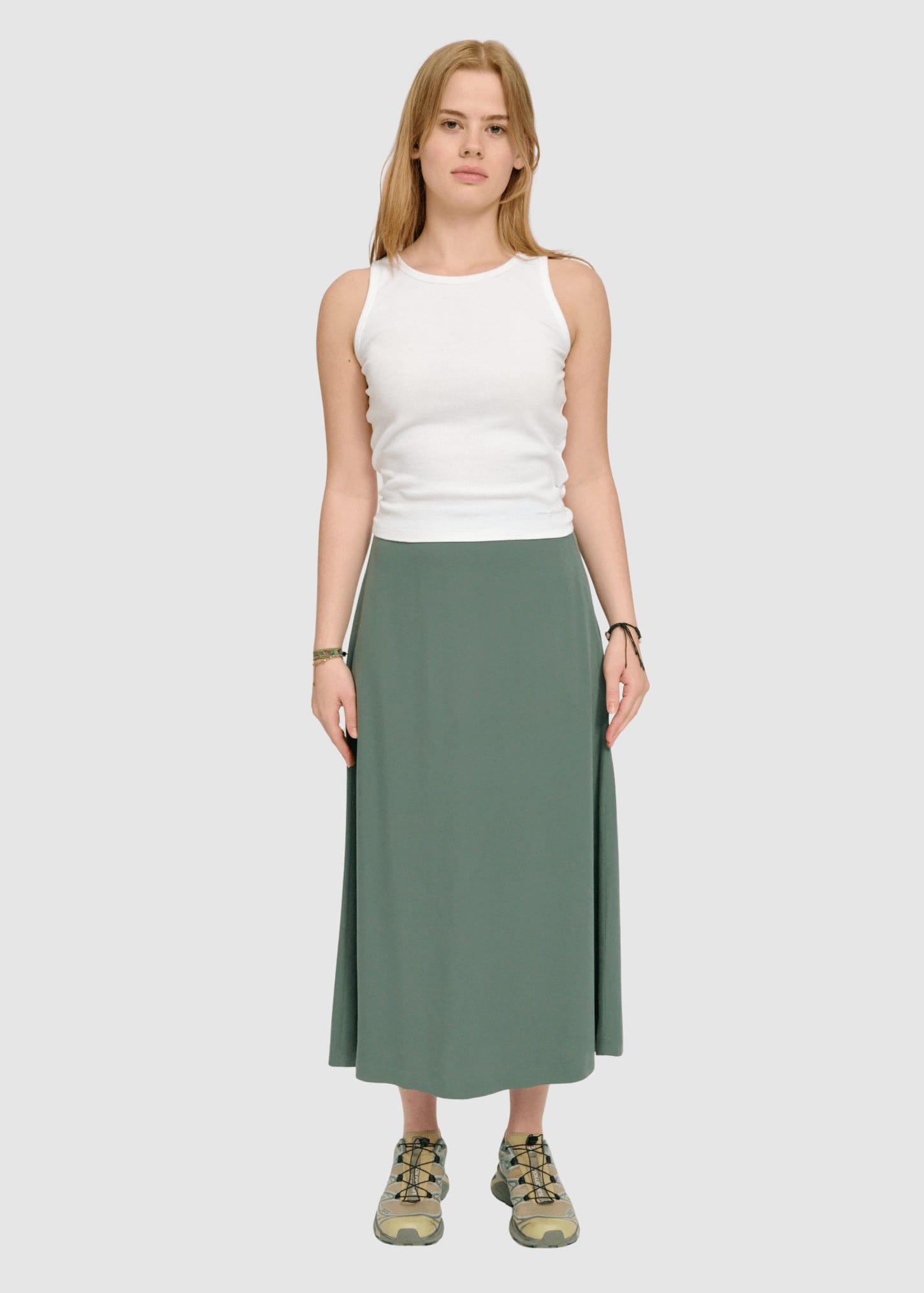 Viscose Midi Skirt Bottle Viscose Midi Skirt Bottle