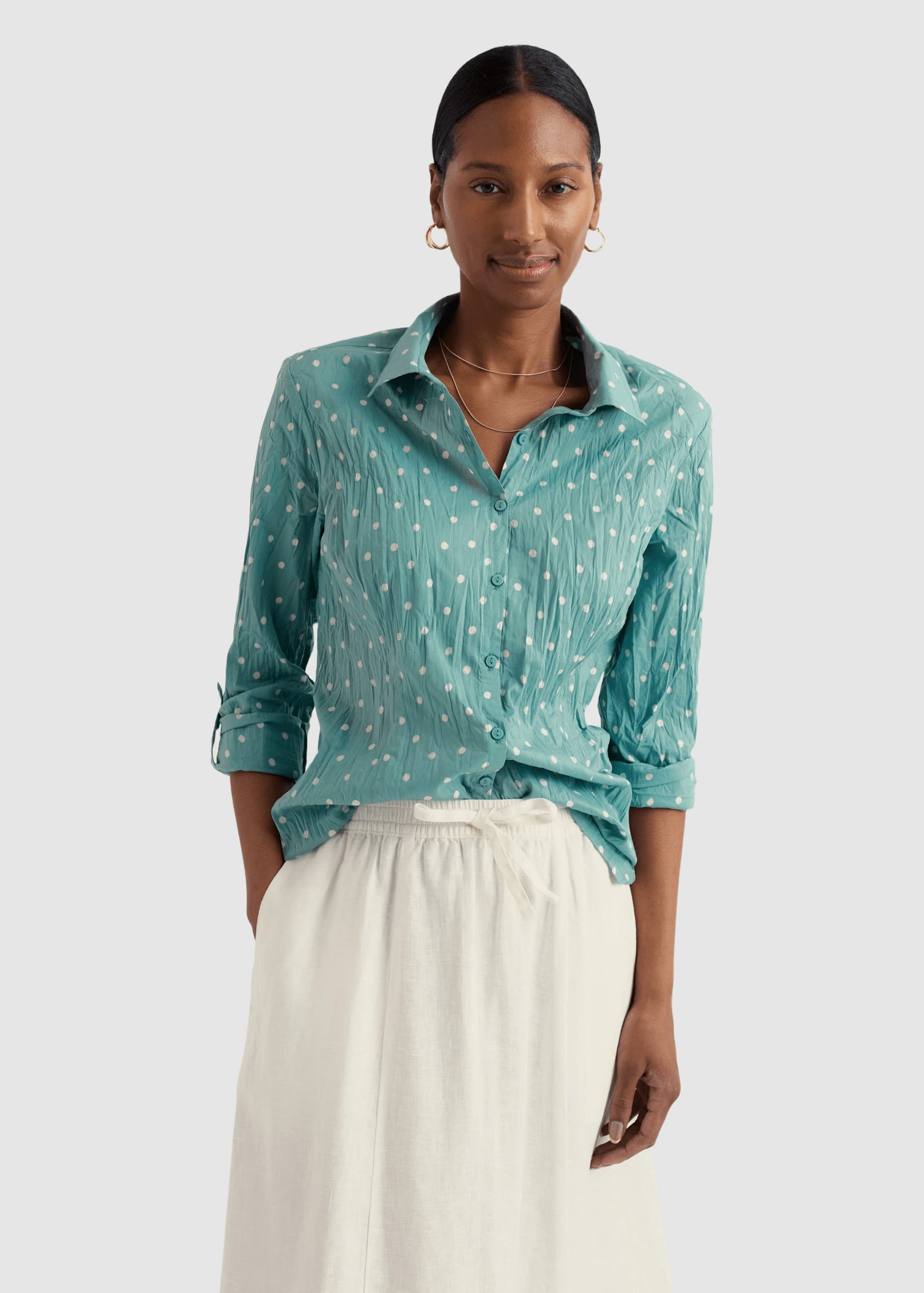 Larissa Shirt Little Sponge Spot Sardine Larissa Shirt Little Sponge Spot Sardine