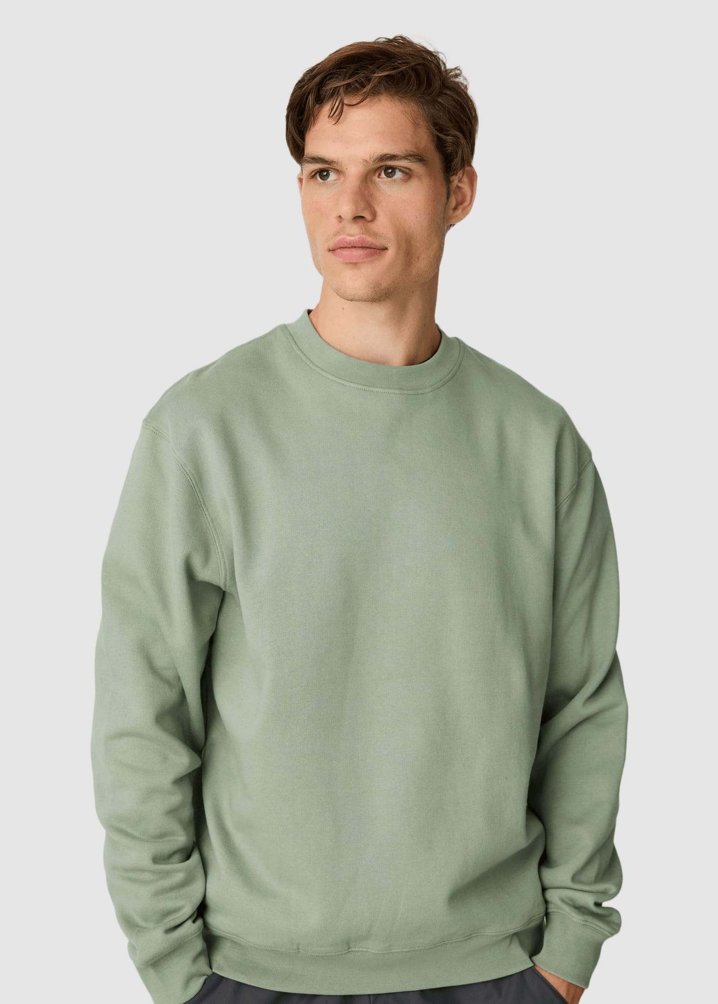 Relaxed Crew Neck Lily Pad