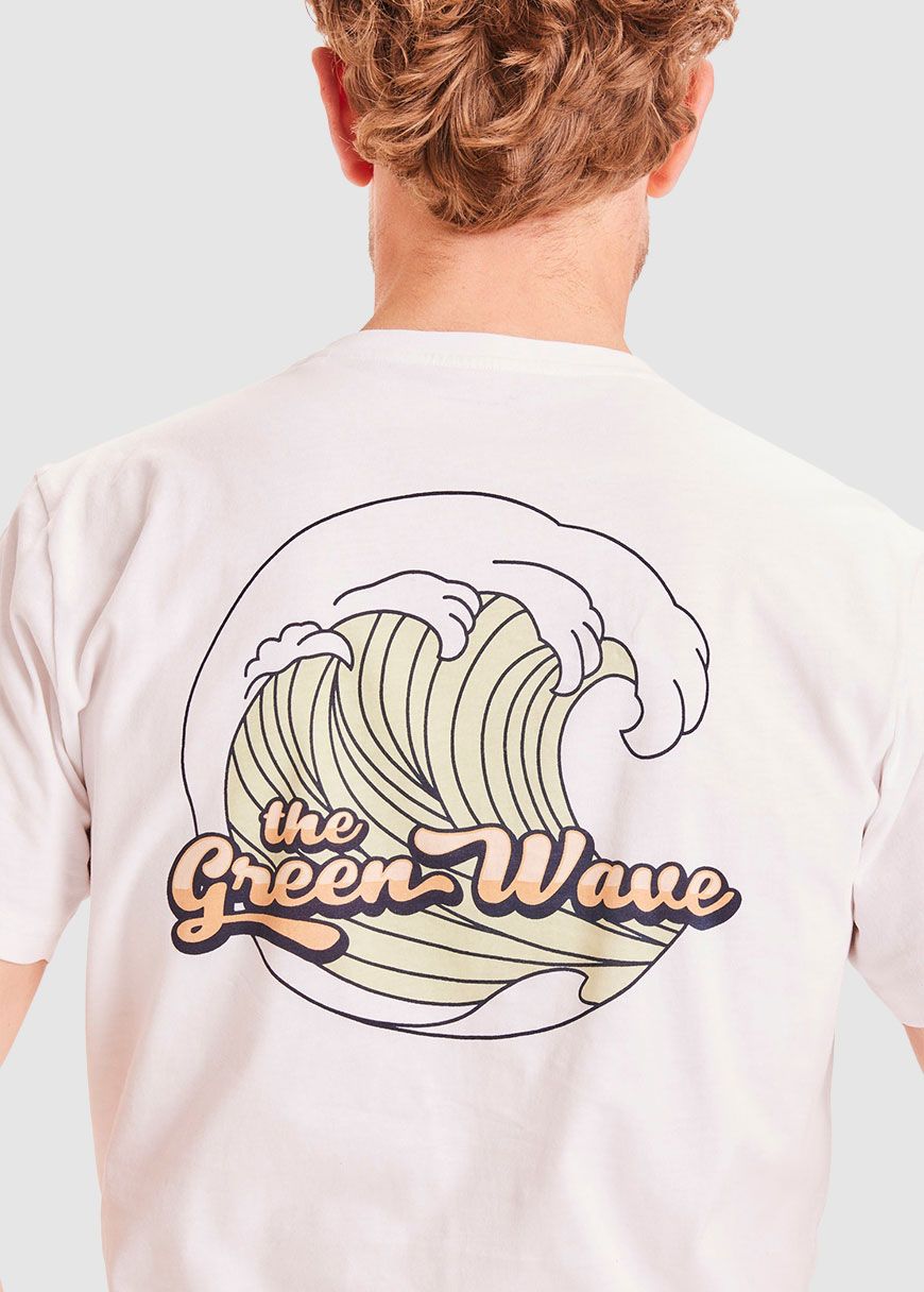 Alder The Green Wave Print Tee
