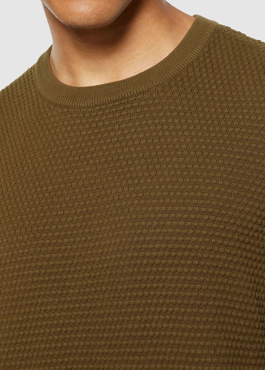 Vagn Regular Bubble Knit Crew Neck Vagn Regular Bubble Knit Crew Neck