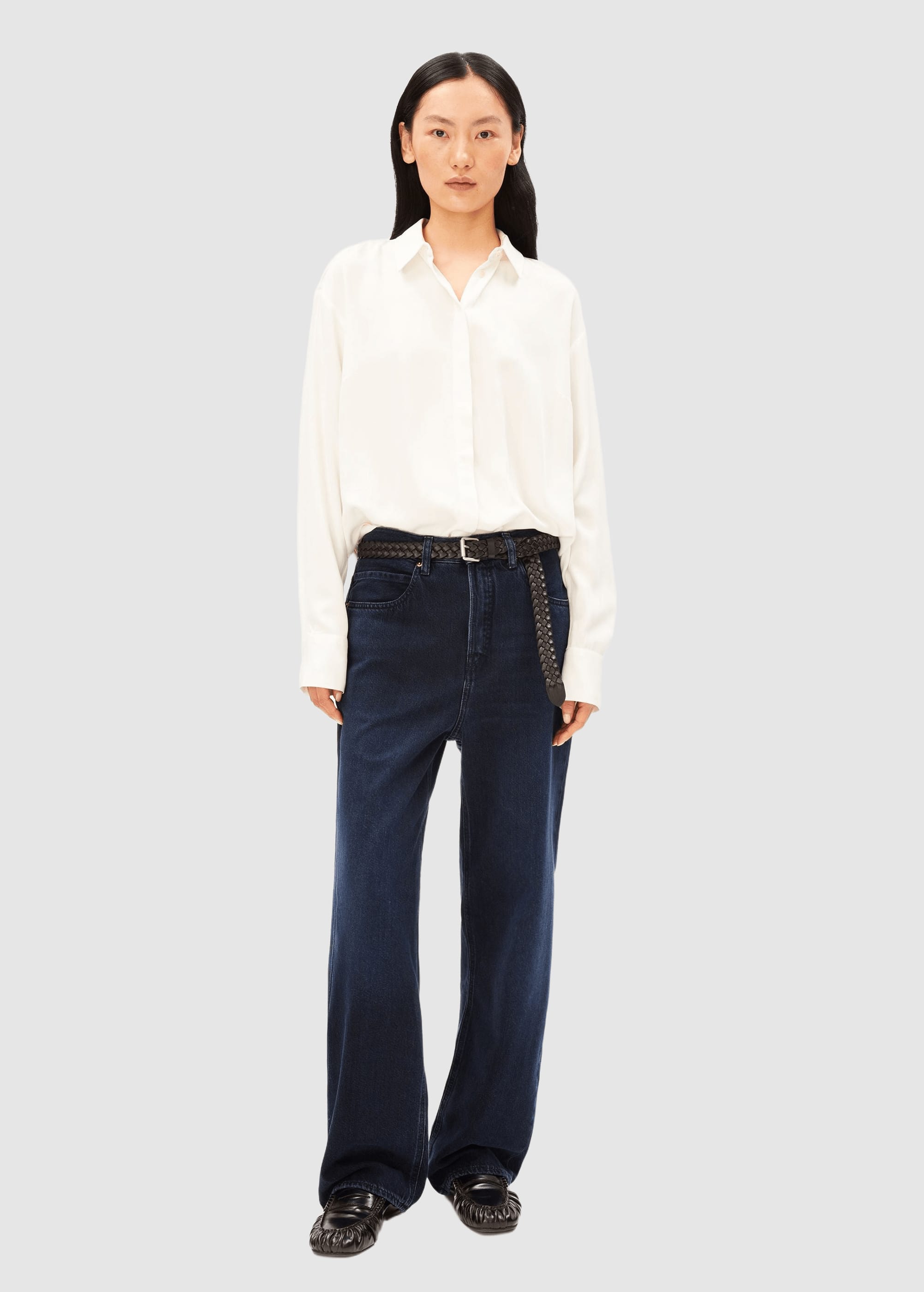Larisaana Longsleeve Blouse Off White