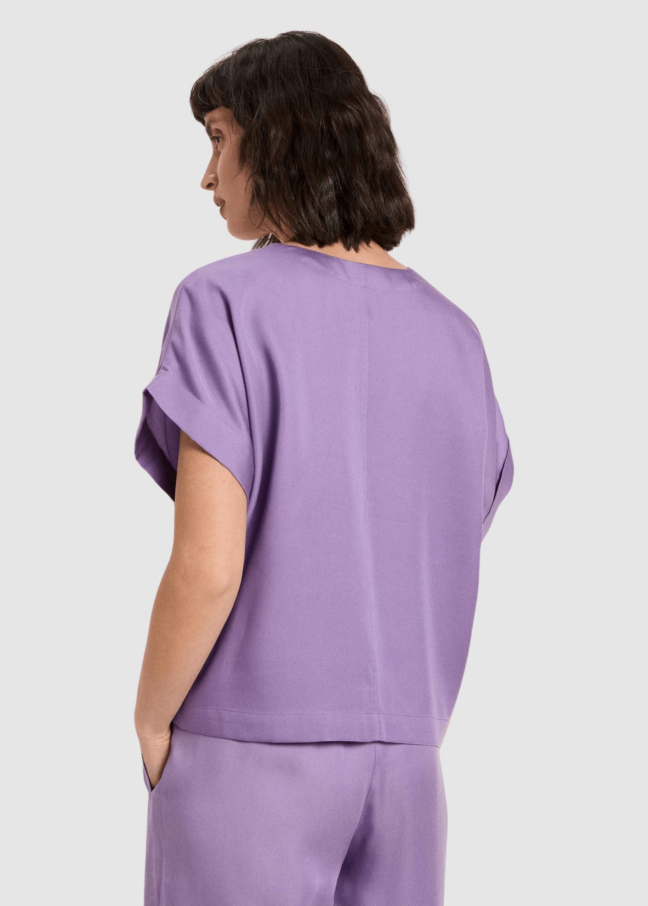 Blusenshirt Aus Tencel Purple Haze Blusenshirt Aus Tencel Purple Haze