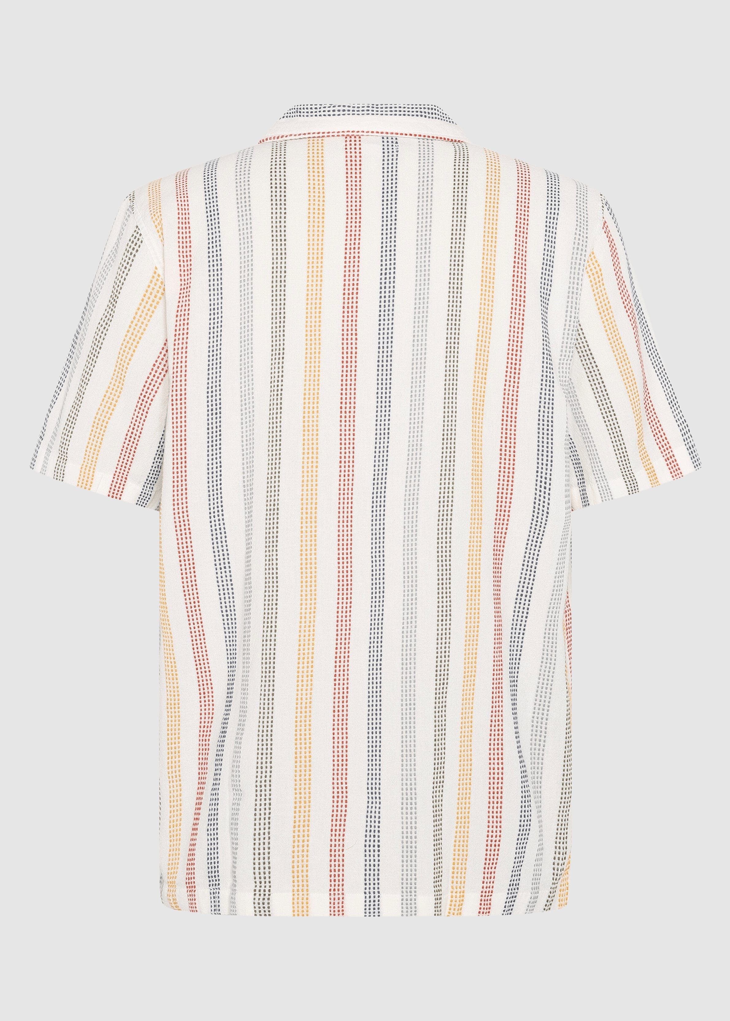 Relaxed Stripe Short Sleeve Shirt Multi Color Stripe