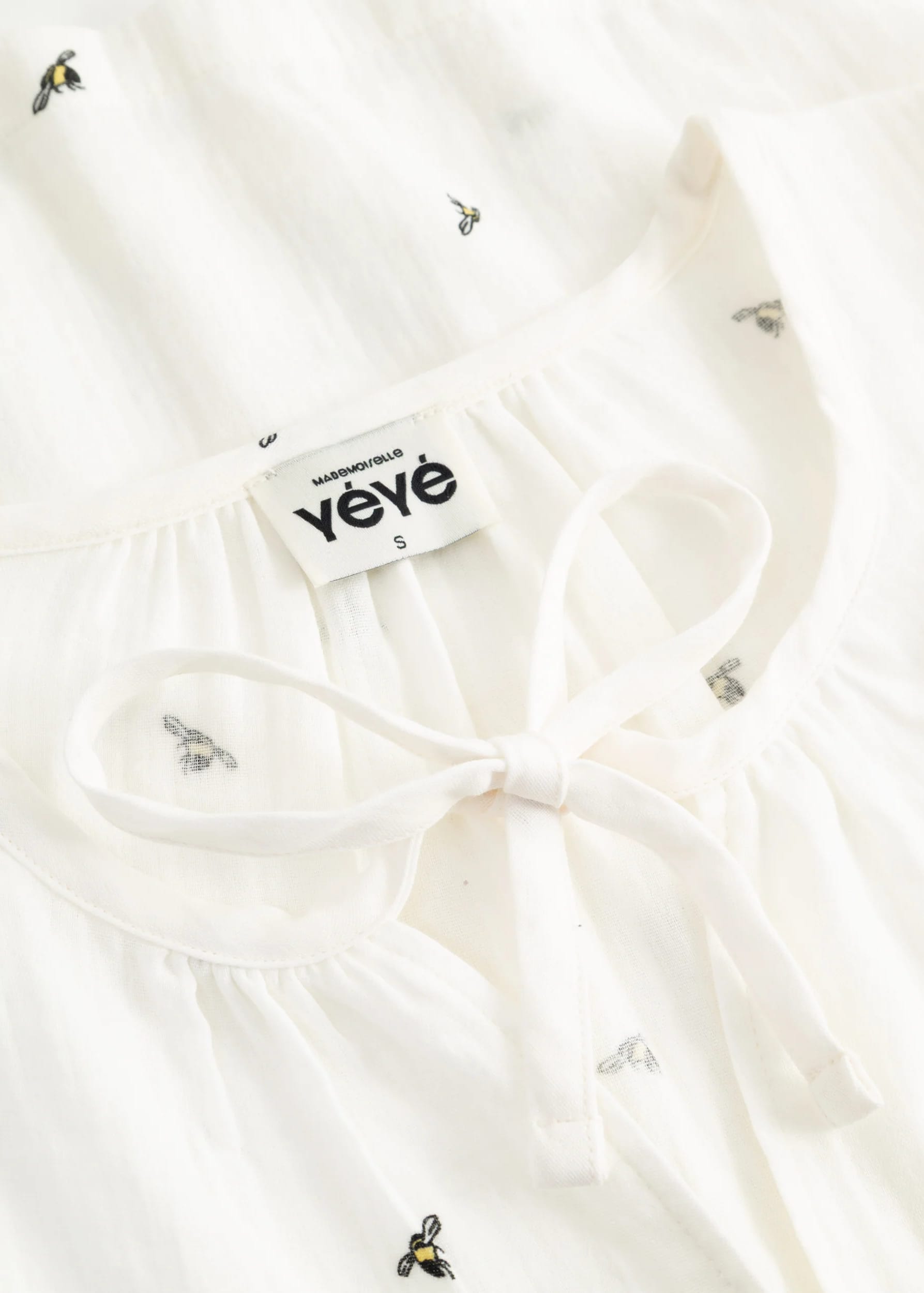 Golden Flow Blouse White
