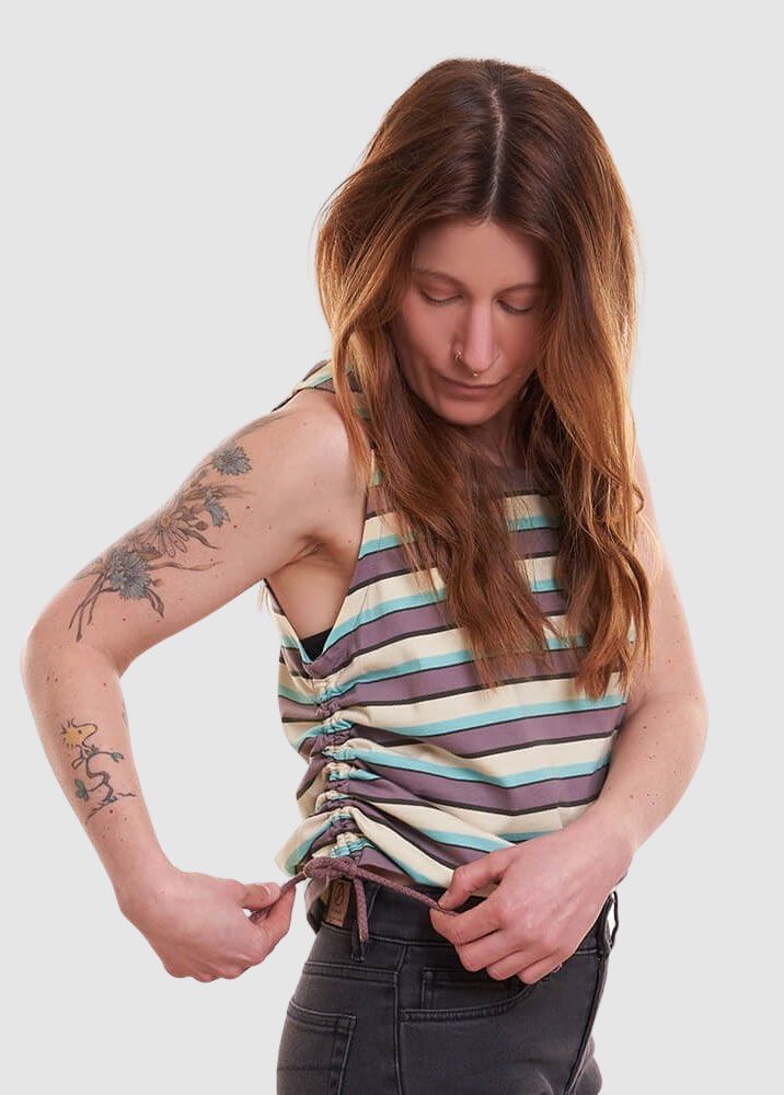 Multicolor-Stripe Top