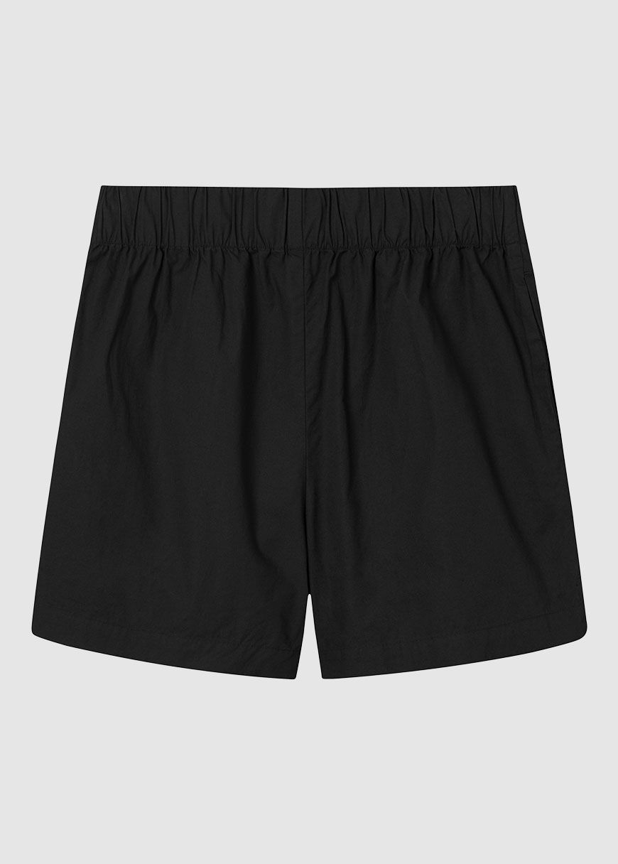 Poplin Elastic Waist Shorts
