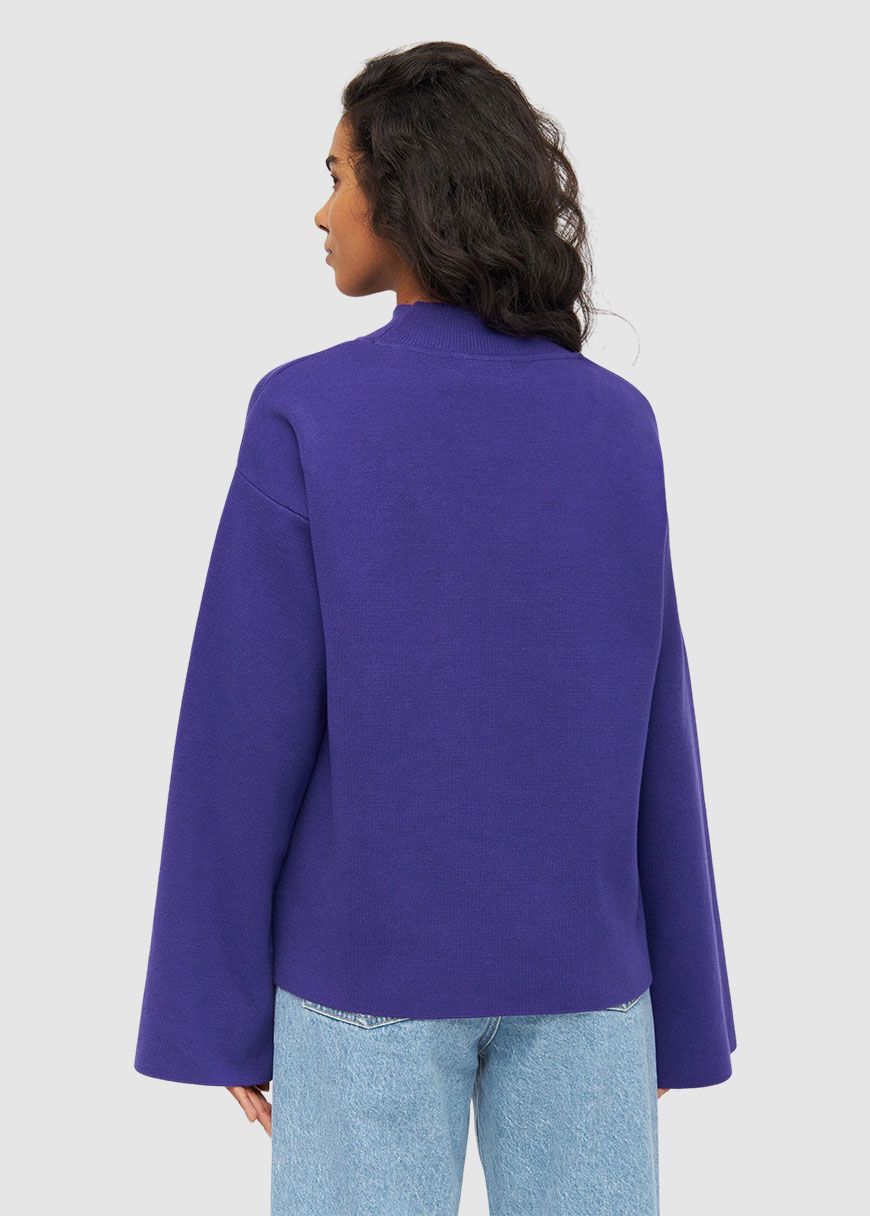 Cotton High Neck Knit Cotton High Neck Knit