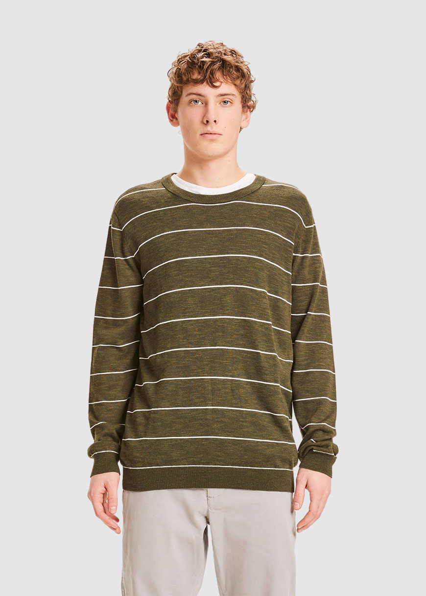 Forrest O-Neck Striped Knit Forrest O-Neck Striped Knit