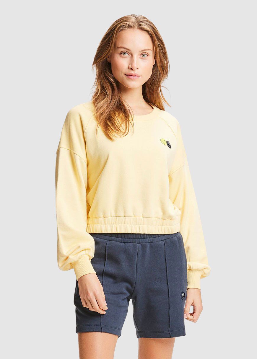 Smiley X KCA Cropped Sweat