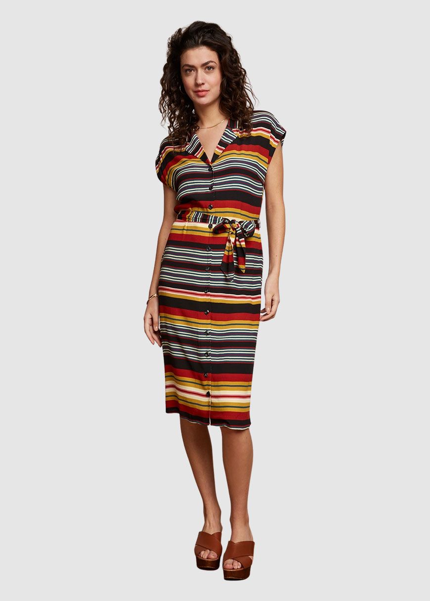 Irene Dress Maxim Stripe Irene Dress Maxim Stripe