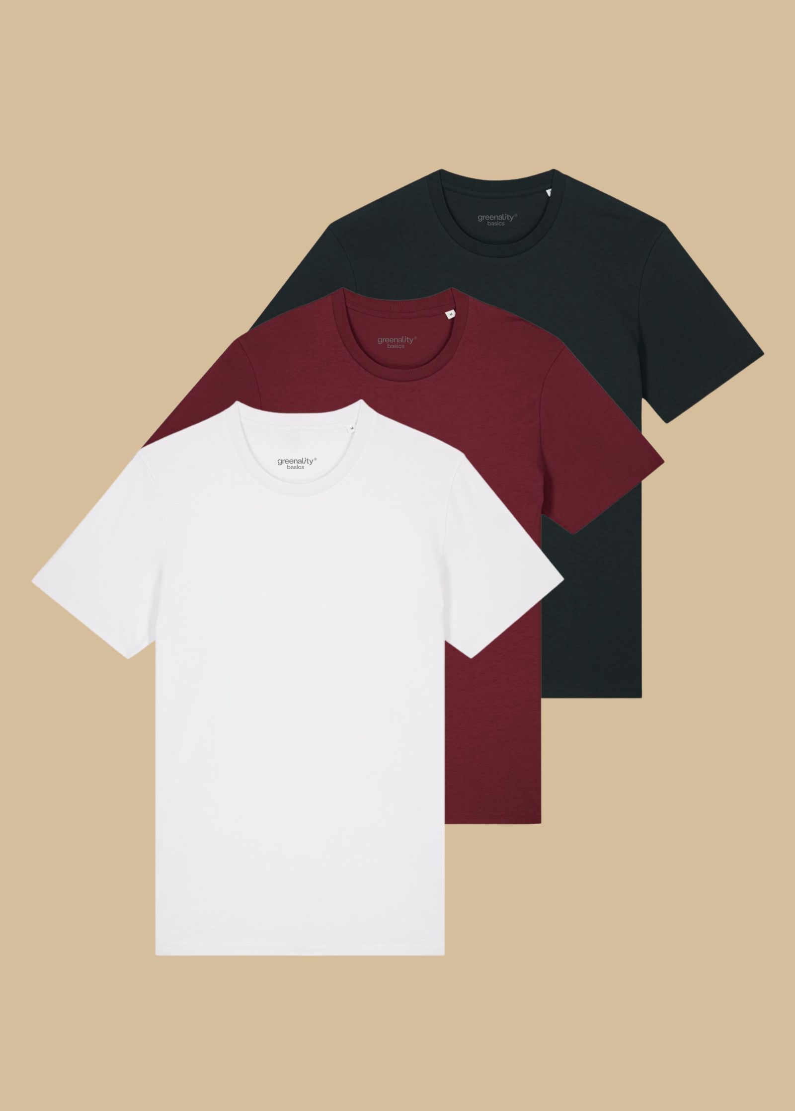 Slim Fit T-Shirt M 3er Pack Mix 2