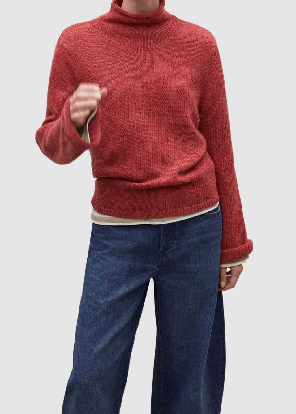 Kira Knit Woman Dark Orange