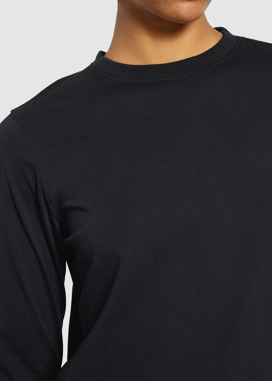 Basic Pima Cotton Long Sleeve T-Shirt