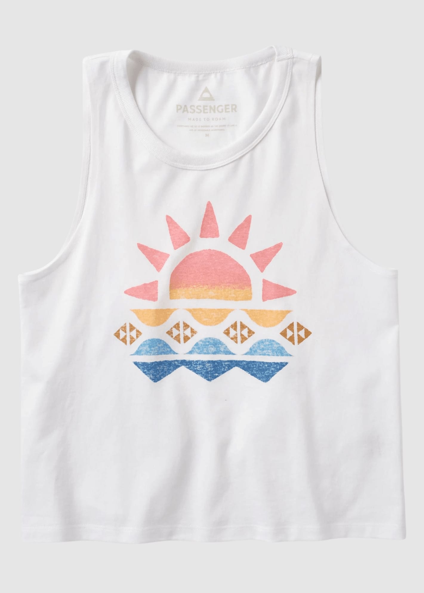 Sunray Recycled Cotton Vest White