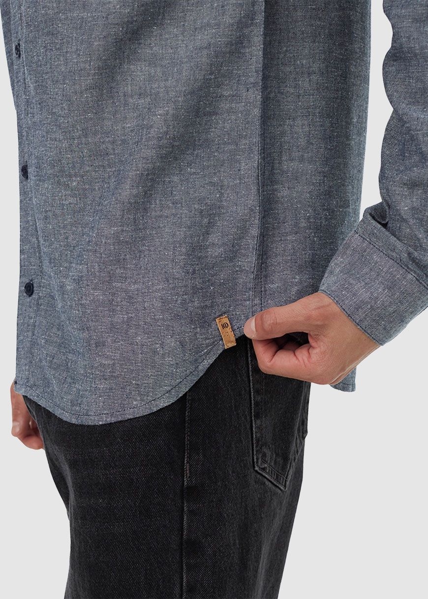 M Hemp Button Front Shirt M Hemp Button Front Shirt