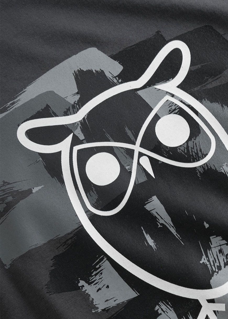 Regular Fit Owl Chest Print T-Shirt
