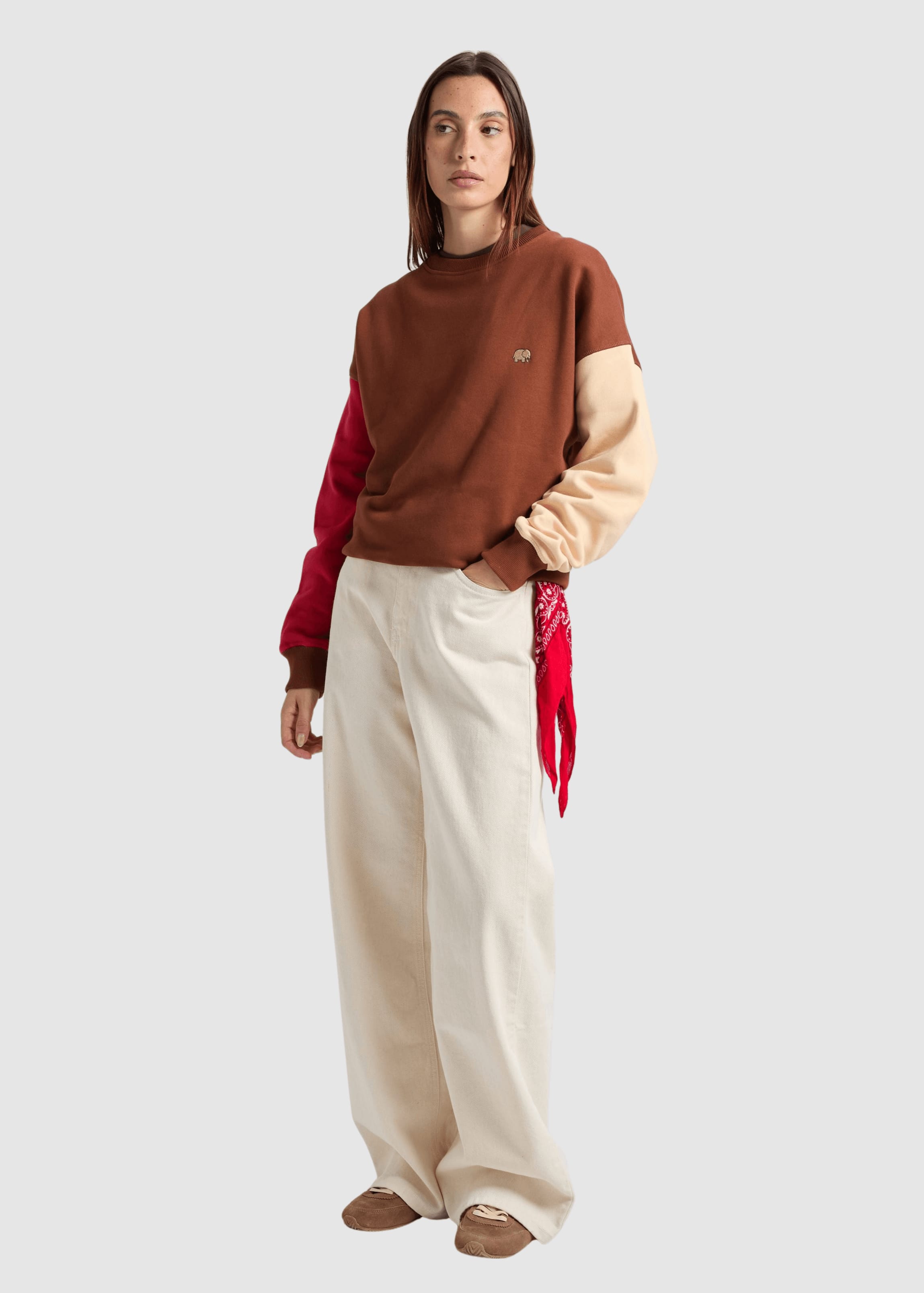 trendsplant-women-s-color-block-sweatshirt-cherry-mahogany-brown-3.jpeg Women's Color Block Sweatshirt Cherry Mahogany Brown