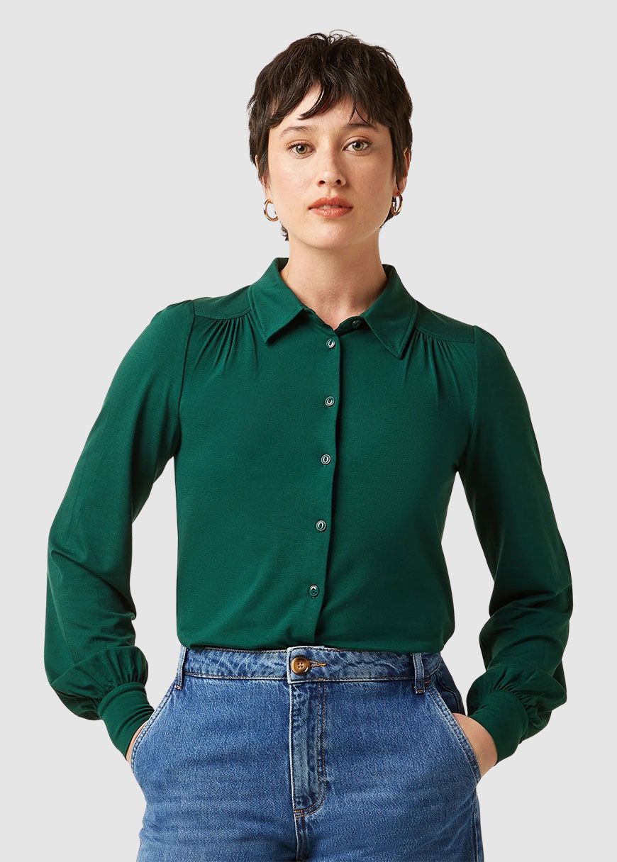 king_louie_carina_blouse_viscose_light_AW_25_KL_09378_Botanical_Green_1_a4362ff9cb Carina Blouse Viscose Light