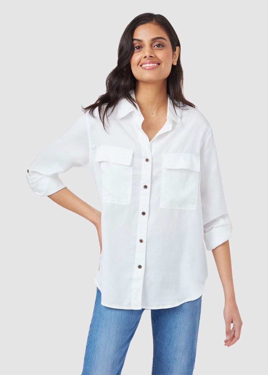 W Tencel Everyday Blouse