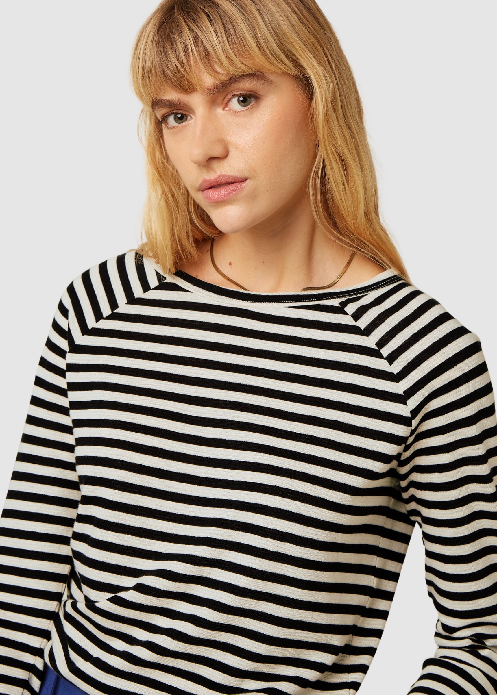 Raglan Tee Chopito Stripe Black Raglan Tee Chopito Stripe Black