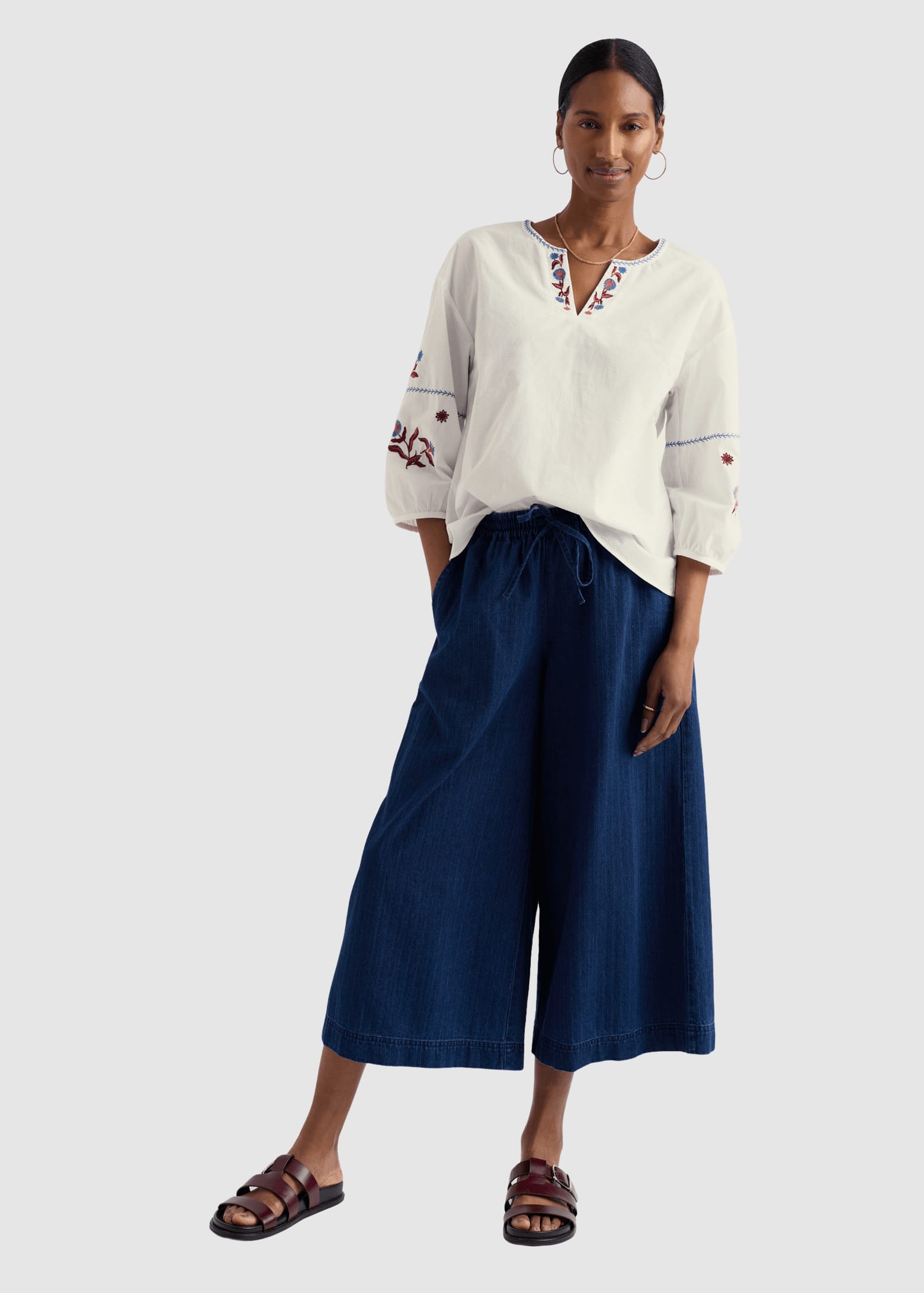 Eskelli Culotte Mid Wash Eskelli Culotte Mid Wash