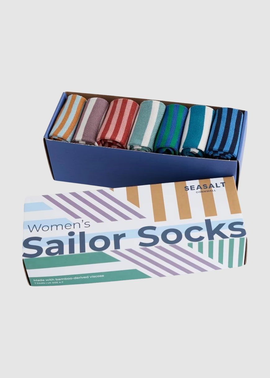 seasalt_cornwall_gift_box_of_7_womens_sailor_socks_AW_25_SEA_AC_38162_Crosscut_Mix_2_1914305ad8 Gift Box of 7 Women’s Sailor Socks