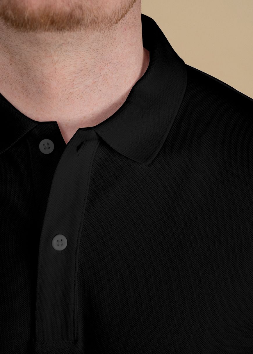 Black_SA_75808_744c62f996 Classic Poloshirt Man