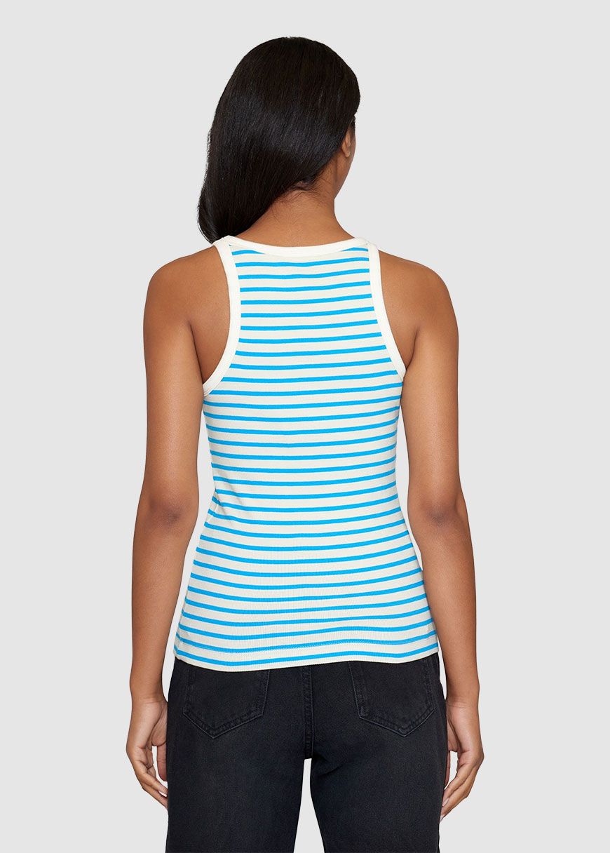 Striped Racer Rib Top Striped Racer Rib Top