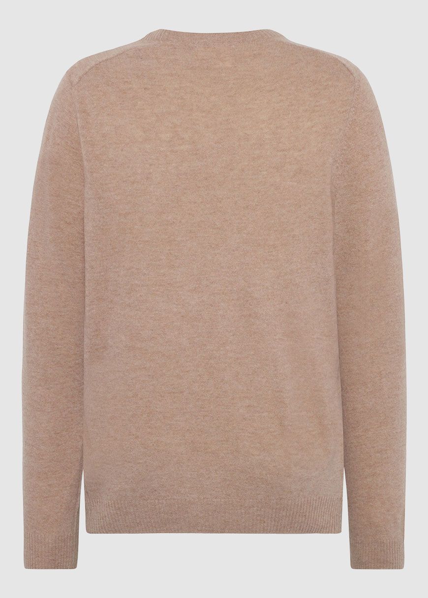 knowledge_cotton_apparel_lambswool_crew_neck_AW_25_KCA_80624_1336_Kelp_Melange_6_da1717481e Lambswool Crew Neck