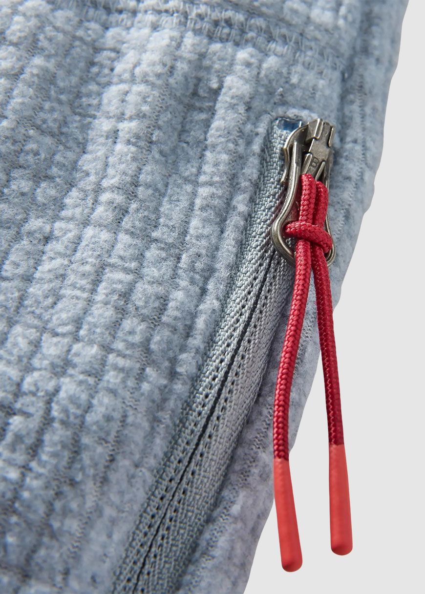 Point Recycled Grid Polar Fleece Hoodie